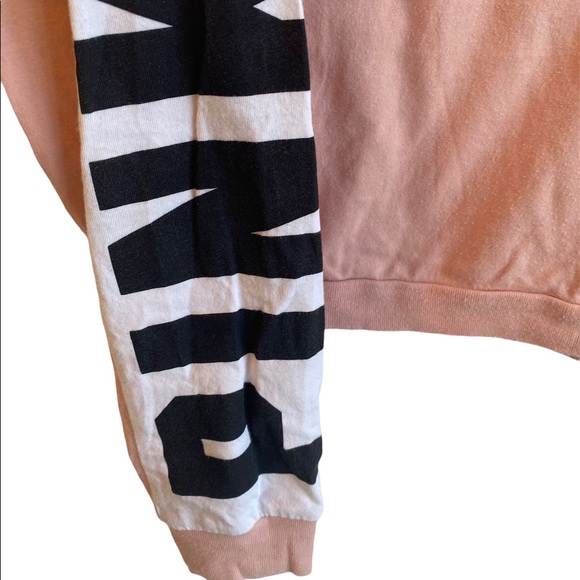 Victoria Secret Pink Cropped Net Long Sleeve Size Xsmall Small - Picture 2 of 7